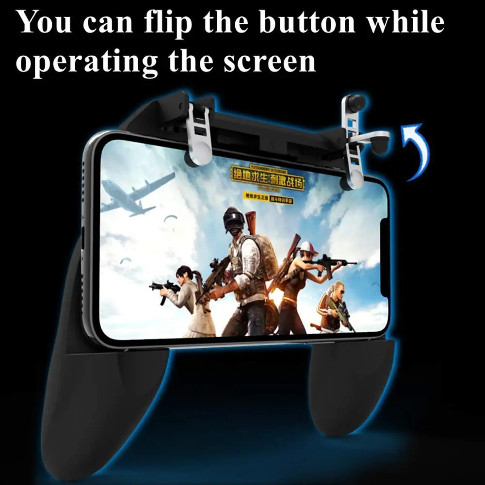 All-in-One Mobile Game PUBG Controller Free Fire PUGB Mobile Joystick Gamepad Metal L1 R1 Button for iPhone Gaming