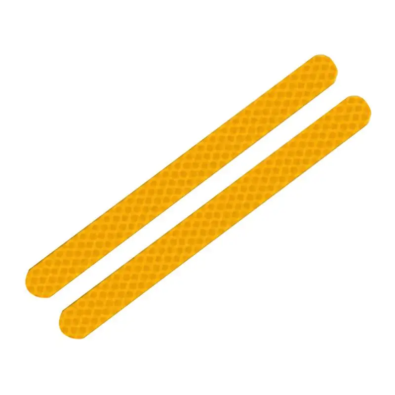 

2PCS 1.5x16cm Car Universal Reflective Warning Stickers Strip Mirror Warning Logo Personality Waterproof Decal Accessories