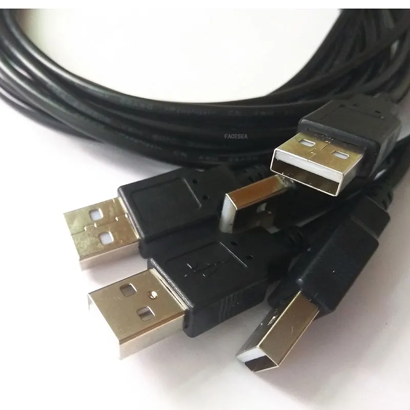 10 ~ 50 шт см/100 см 5 В 2pin USB разъем луженая медная Кабельная линия для одиночной