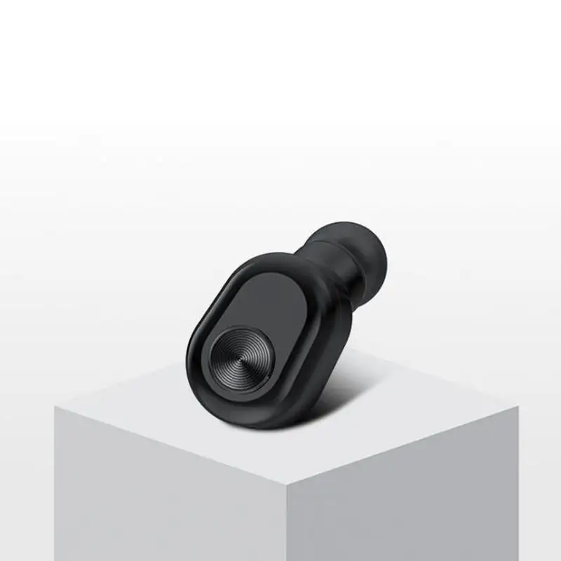 Беспроводные Мини Bluetooth стерео наушники с зарядной коробкой ушные колпачки