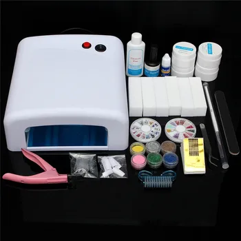 

36W UV Light LED Lamp Kit Quick Drying Nail Dryer Machine Ice Lamp for Curing UV Gel Polish Nail Art Tools Set