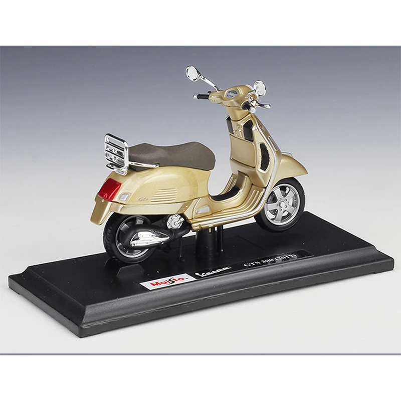 MAISTO 1:18 Vespa GTS 300(2017) литой мотоцикл модель гибкие вращающиеся колеса игрушка для