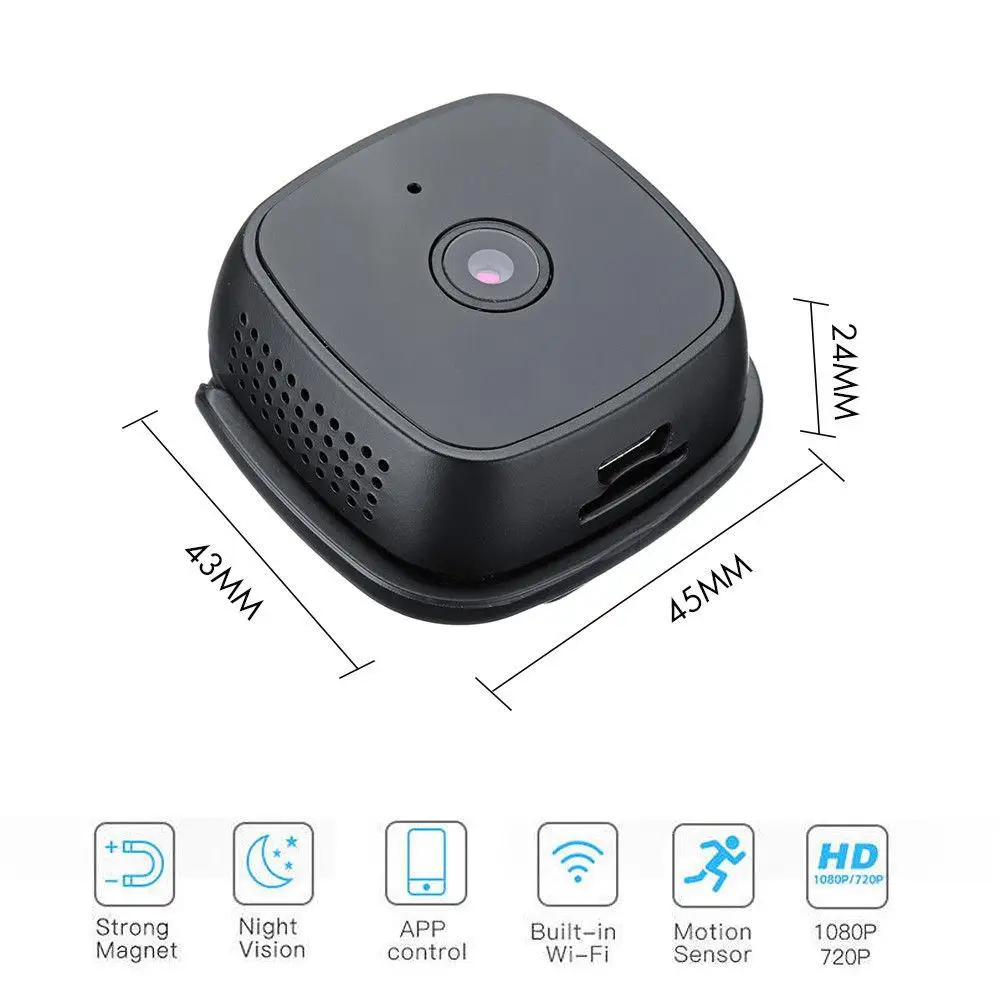 BEESCLOVER камера C9 DV WIFI HD 1080P беспроводная безопасности видеокамера ИК Ночное Видение