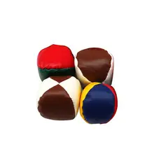 4 шт. набор мячей для жонглирования мягкие классические кожаные Забавные игрушки Жонглирование Beanbags для детей