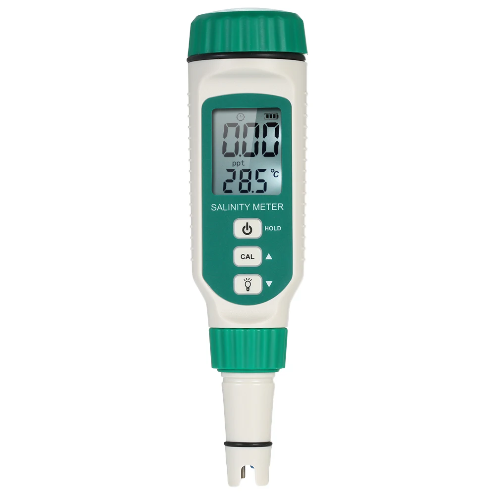 

Portable Salinity Meter Handheld ATC Salinometer Halometer Salt Gauge Meter for Salt Water Pool Food Salt Aquarium Tester