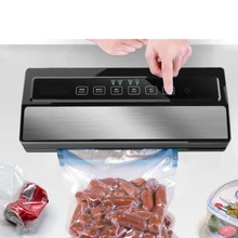 220 В 110 Вт вакуумная упаковочная машина для дома лучший вакуумный упаковщик свежая упаковочная машина вакуумный упаковщик для пищевых продуктов включает 5 пакетов бесплатно