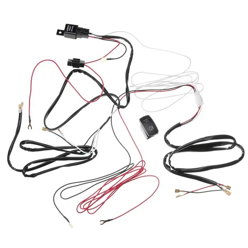 12V 5 контактов автомобильный Кулисный Переключатель Жгут проводов 300W кнопка с