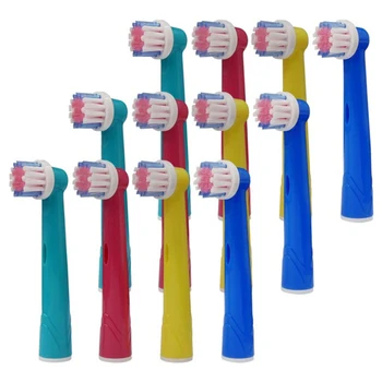

12pcs oral b electric toothbrush replacement heads for braun oral b vitality brush heads Floss Action/3d White/Precision Clean