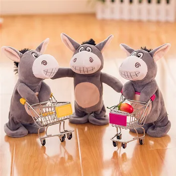 

Adorable Pet Toy PP Cotton Plush Toys Mimicry Pet Speak Talking Record Donkey Mouse Plush Cute Child Kids Toy New Arrivals 2019