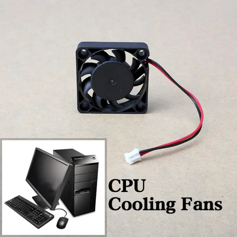 40x40x13 мм 2 Pin 12V охлаждающий вентилятор для компьютера ПК черный colling PC Cooler ventilador