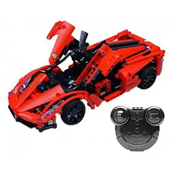 

LeadingStar Remote Control Electric Sports Car Model Toy DIY Assemble Building Blocks RC Car Children Gifts