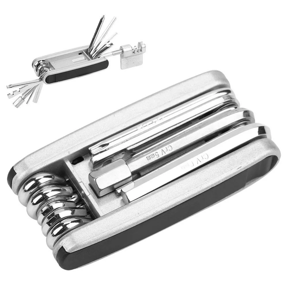 13 In 1 Multi Bicycle Repair Tool Set Steel Mountain Road Bike Repair