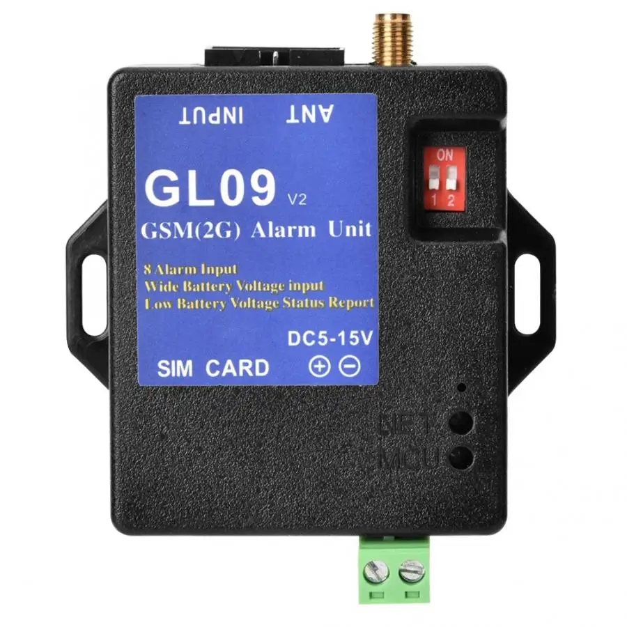 Gsm сигнализация/gsm GL09 8 каналов работает от аккумулятора управление через
