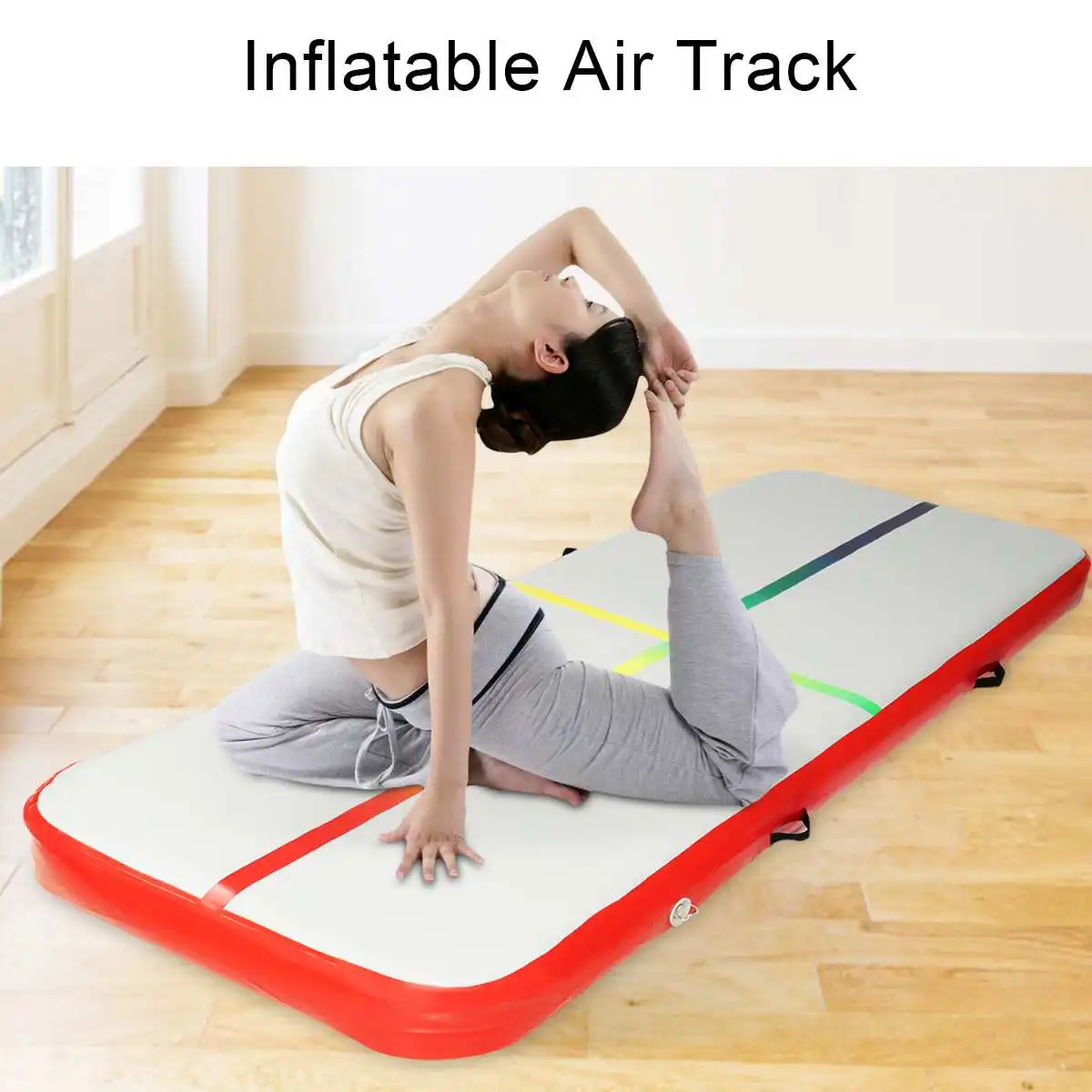 AirTrack تراجع الهواء المسار التمارين الرياضية قابلة للنفخ الطابق الترامبولين مضخة هواء كهربائية للاستخدام المنزلي/التدريب/التشجيع/الشاطئ AirTrack تراجع الهواء المسار التمارين الرياضية قابلة للنفخ الطابق الترامبولين مضخة هواء كهربائية للاستخدام المنزلي/التدريب/التشجيع/الشاطئ