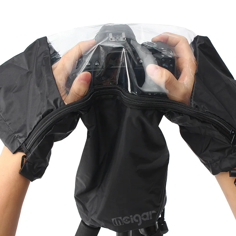 

Rain Cover Waterproof Case Photo Photography Accessories For DSLR Camera Outdoors Shooting Gear Kit Protection Cover Black