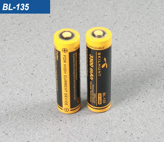 SKILHUNT BL 135 18650 3500mAh защищенная батарея|Портативные осветительные приборы| |