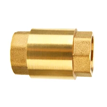 1 шт. 1/" NPT латунный обратный клапан встроенный пружинный обратный клапан 200WOG высокое качество вертикальный обратный клапан