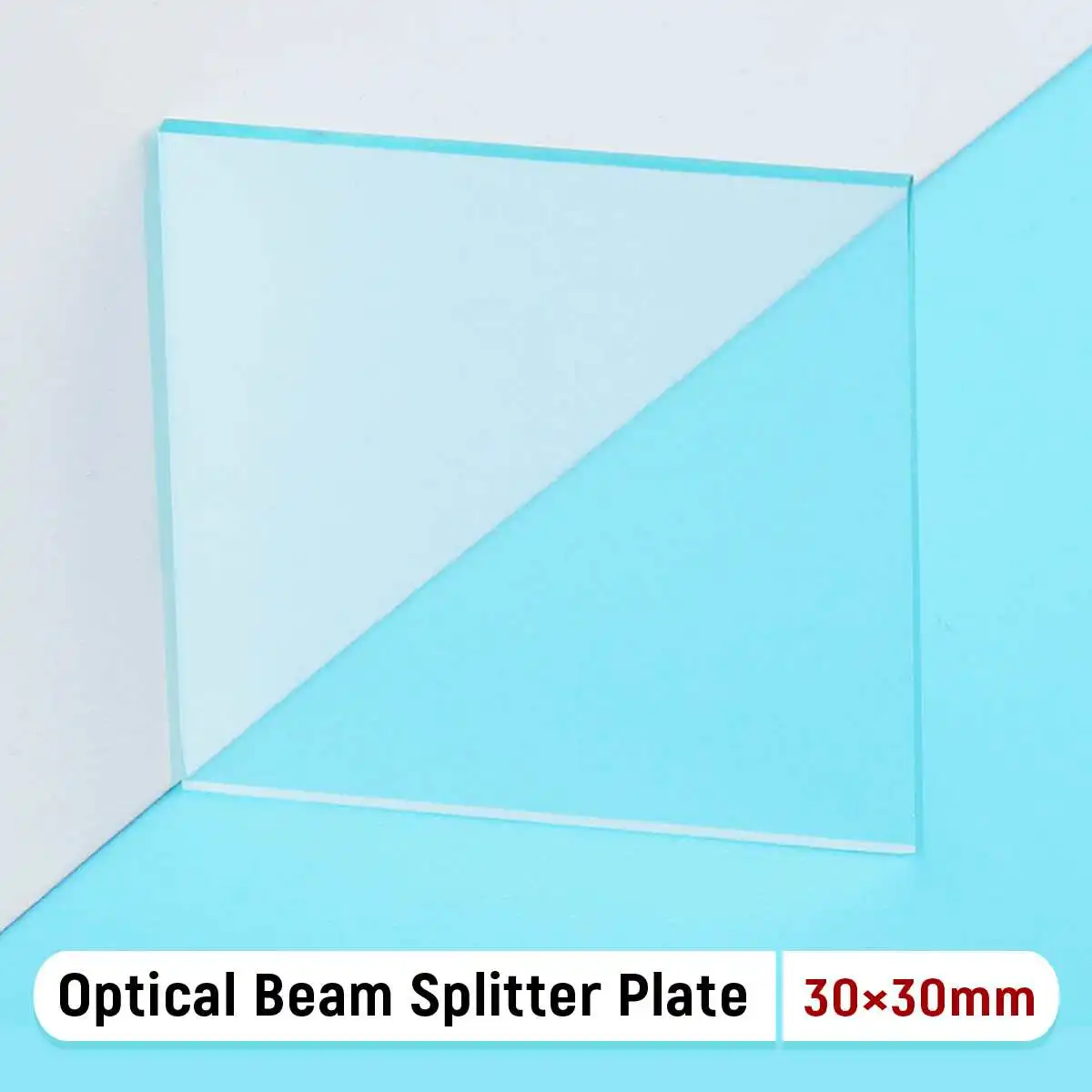 1Pcs 30*30*1.1mm 50R/50T Optical Beam Splitter Plate Optical Laser Lens For Lasers Spectrum Analysis Instruments Etc|Lenses| - AliExpress