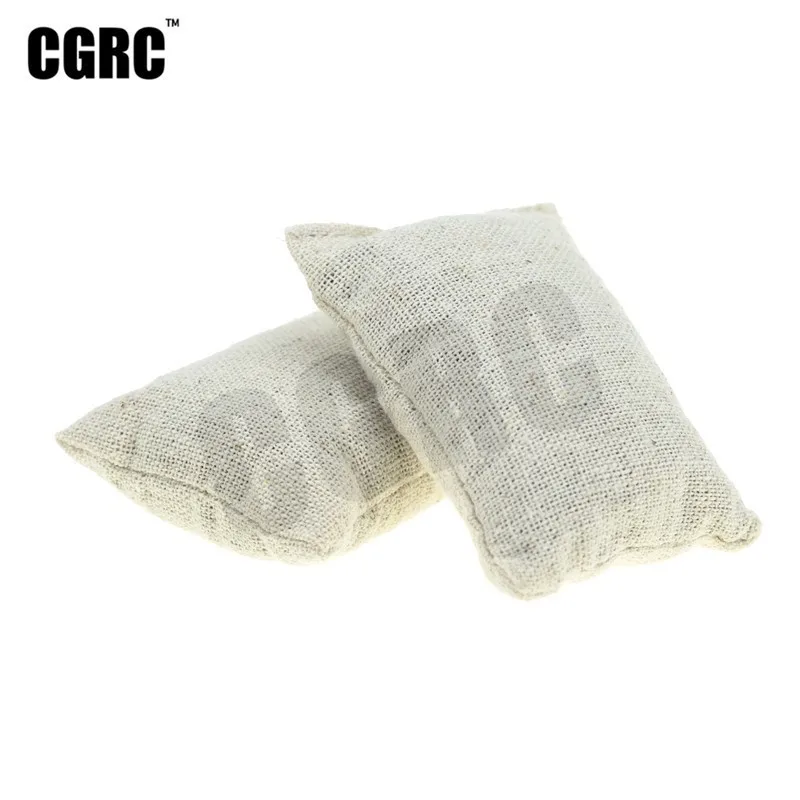 

1 Pair Sandbag Sack Decoration For 1/10 RC Crawler Car TRX4 Defender Bronco RC4WD D90 D110 Axial Scx10 90046