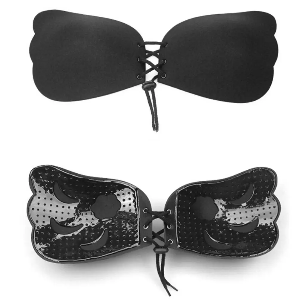 

Silicone Push Up Strapless Invisible Bra Strapless Silicone Adhesive Backless Bralette Women Plus Size Seamless Bras Intimates