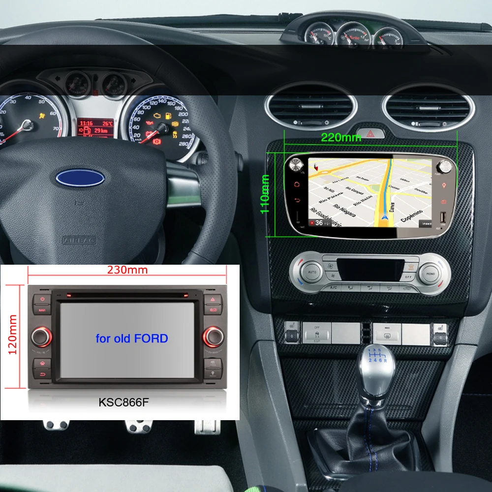 7 &quotQuad Core 2 din Android 8 1 авто радио DAB + WiFi 4G OBD Автомобильный GPS навигации плеер для FORD