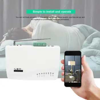 

Wireless Voice Security Alarm System Dual PIR Burglar GSM Alarm Detector Auto Dialer SMS New