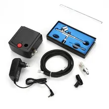 AC 100-240 V 25psi компрессор аэрограф в наборе спрей тату для мастера ногтевого сервиса набор распыляющих пистолетов US EU Plug