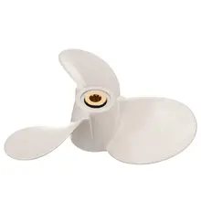 6E0-45941-01-EL подвесной Пропеллер из алюминиевого сплава 7 1/2x8-BA для Yamaha Mariner 4-6HP 3 Лезвия 9 шлицевой зуб Белый R вращение