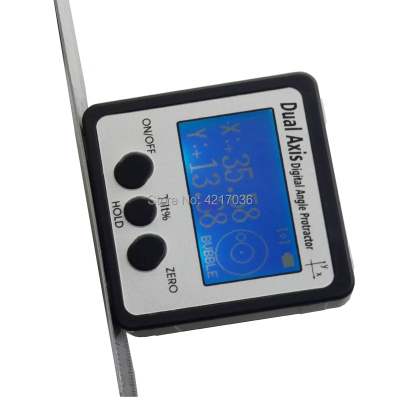 Dual Axis Electronic Protractor Digital Inclinometer Level Box Magnetic Level Measuring Tool Angle Meter Electron Goniometer