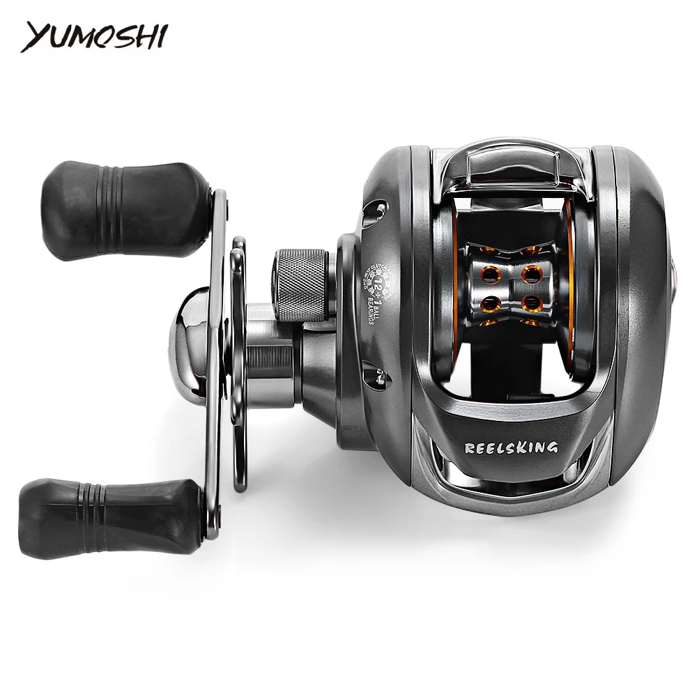 YUMOSHI 6,2: 1 12+ 1 мяч для использования слева/справа наживка катушка для рыбалки катушка