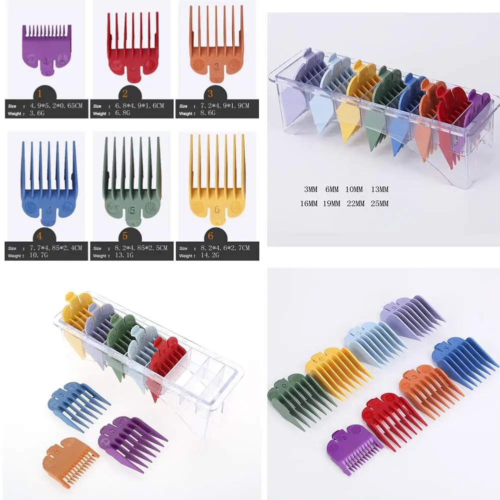 Us 8 84 41 Off Bellylady 8 Sizes Hair Clipper Guide Comb Set Haircut Barber Accessories Salon Tool In Styling Accessories From Beauty Health On
