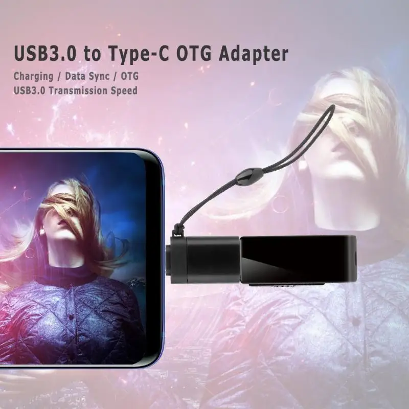 USB 3,0 Женский к type C Мужской адаптер USB-C OTG адаптер конвертер Разъем Аксессуары для ноутбуков для samsung Galaxy S9 S8 Plus