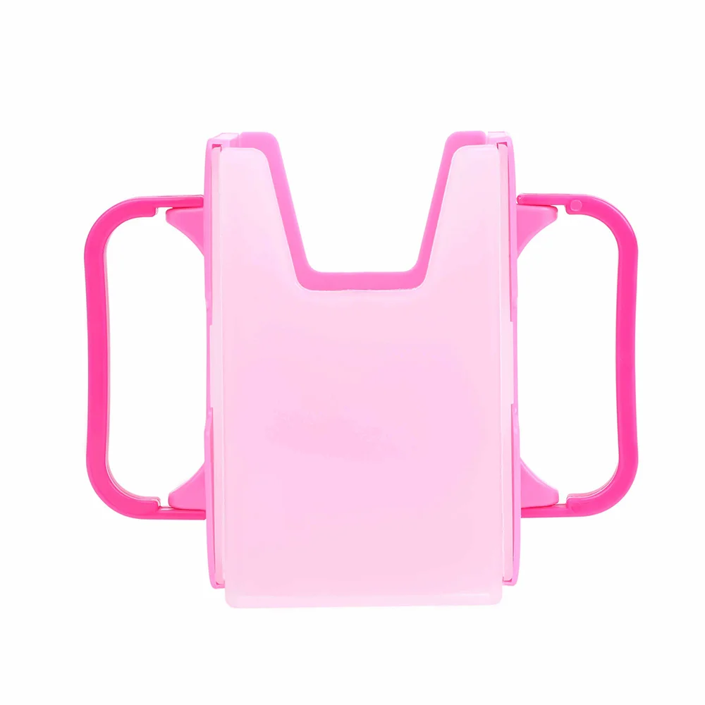 Practical Convenient Supply Universal Baby Self-Help Drink Juice Milk Box Holder Cup Storage Milk Adjustable Handles Supply
