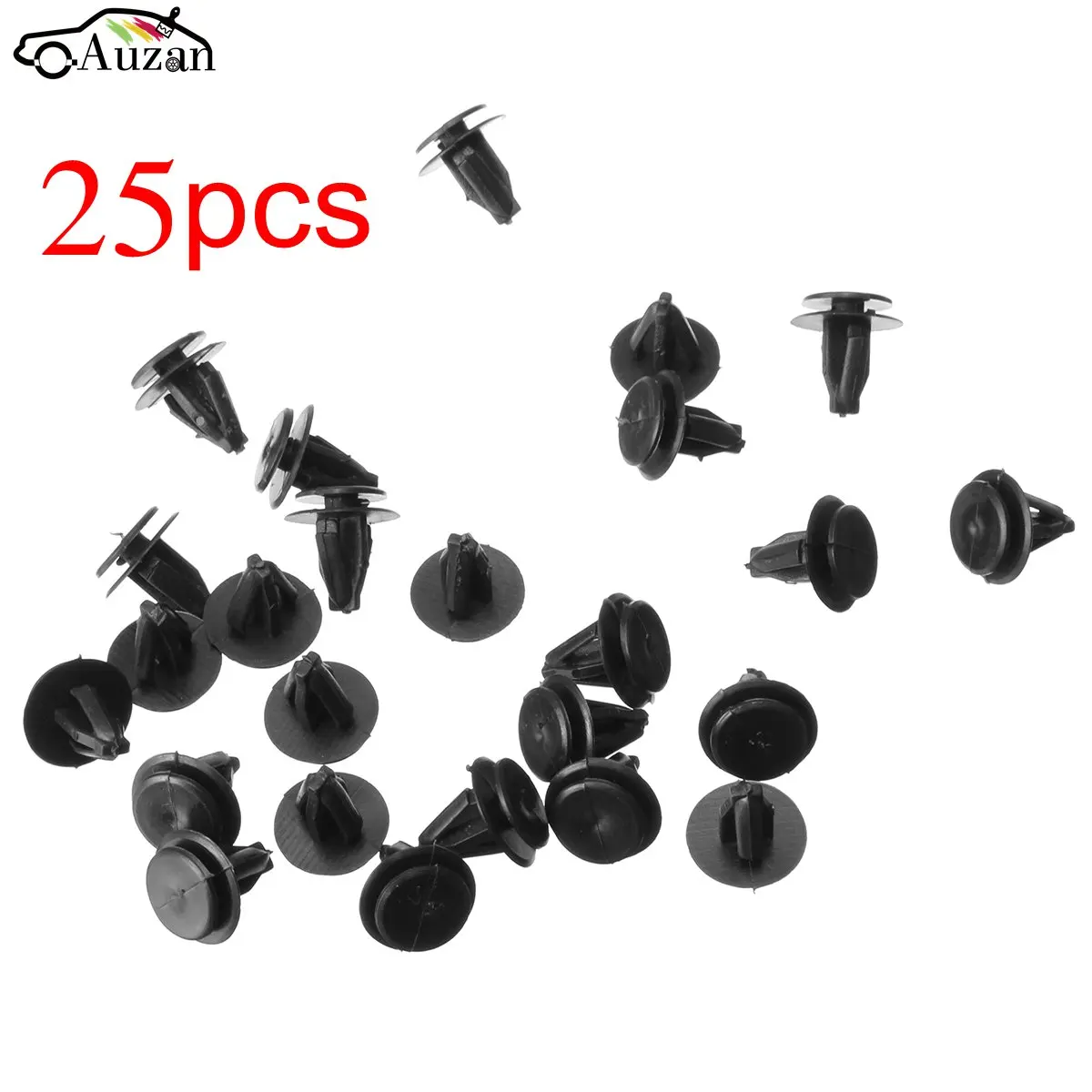 

25Pcs Black Clips Trunk Panel Fastener Mounting For Mercedes-Benz W124 R129 W140