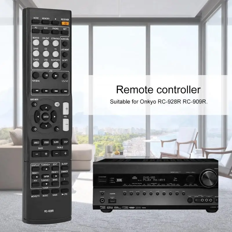 

Replacement Power Amplifier Remote Control For Onkyo RC-928R RC-909R
