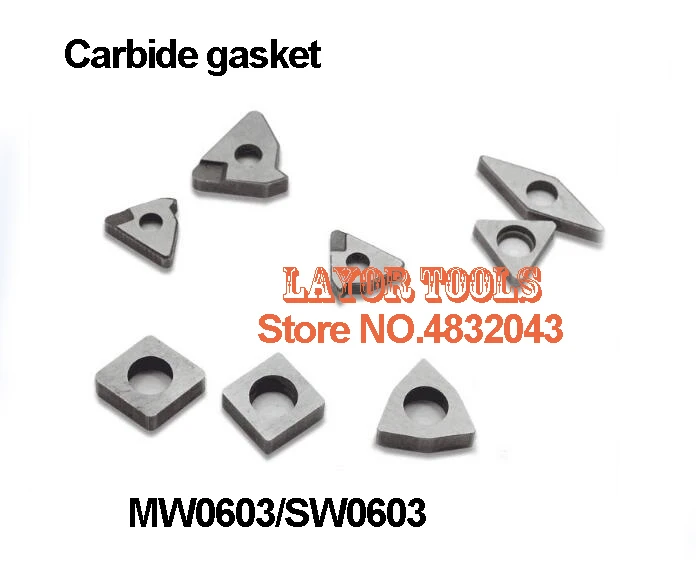

10PCS SW0603/MW0603 Hard alloy Shim lathe tool holder accessories,Suitable for MWLNR/L,INSERT IS WNMG0604