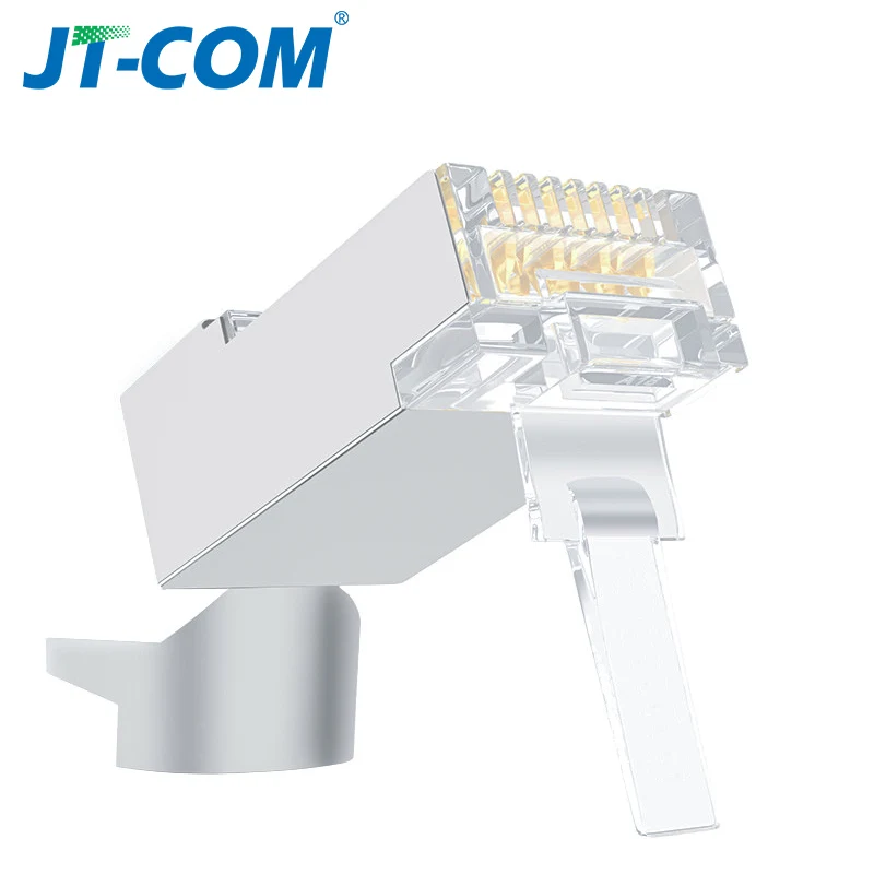 CAT6a CAT7 RJ45 соединитель 50/100 шт. FTP 8P8C модульный штекер 10 Гбит/с сеть ОБЖИМНАЯ защита