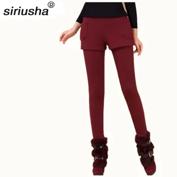 

Feminina Blended Fabric Rushed 2020 Simulation Two-piece Leggings Multi-purpose Trousers Large Size Four Seasons Can Wear S88