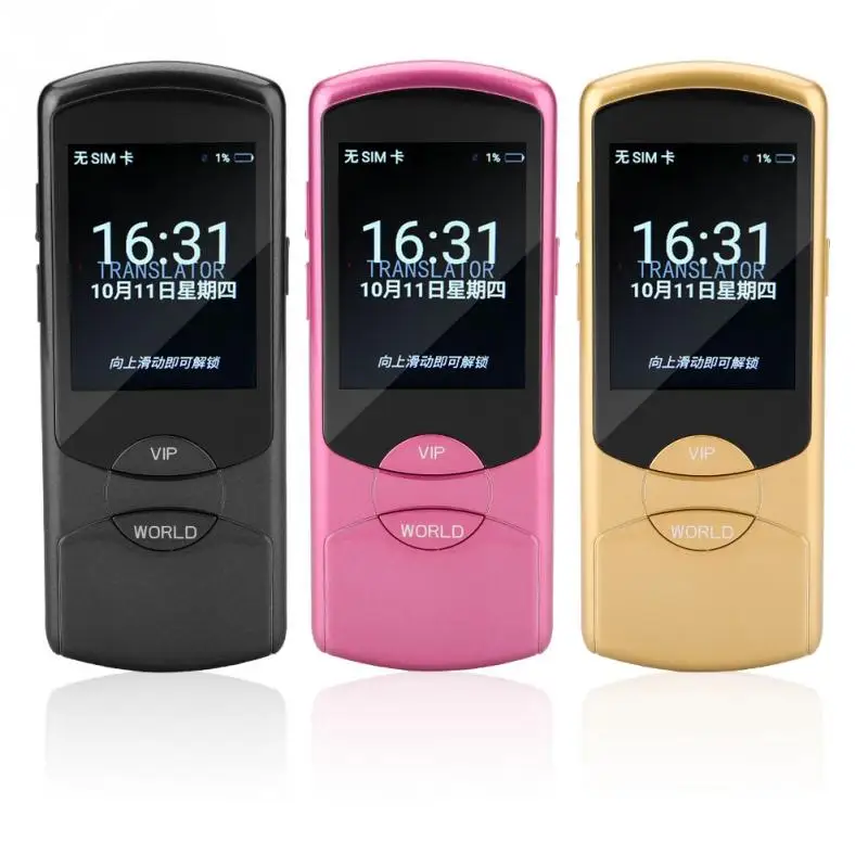 

Portable Translator 2.8inch Big Screen WIFI Wireless Bluetooth Pocket Interpreter Real Time Voice Multilingual Translator