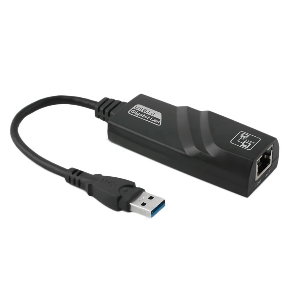

USB 3.0 to 10/100/1000 Mbps Gigabit RJ45 Ethernet LAN Network Adapter For PC Mac