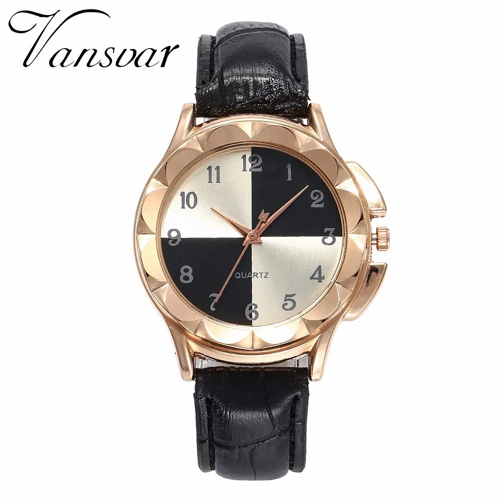 

Vansvar Brand Fashion Women Wristwatches Ladies Luxury Leather Quartz Watch Female Clock Relogio Feminino Dropshipping