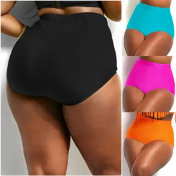 

Women's High Waisted Bikini Swimsuit Bathing Beach Swimwear Bottoms Plus Size