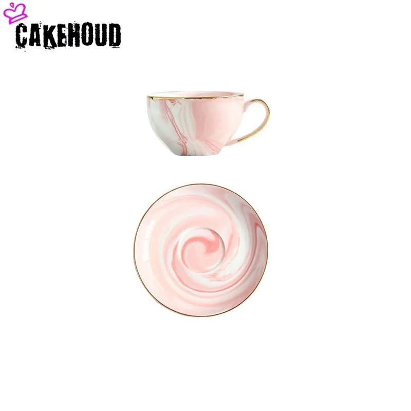 CAKEHOUD Благородная керамическая кофейная чашка блюдце послеобеденный чайный