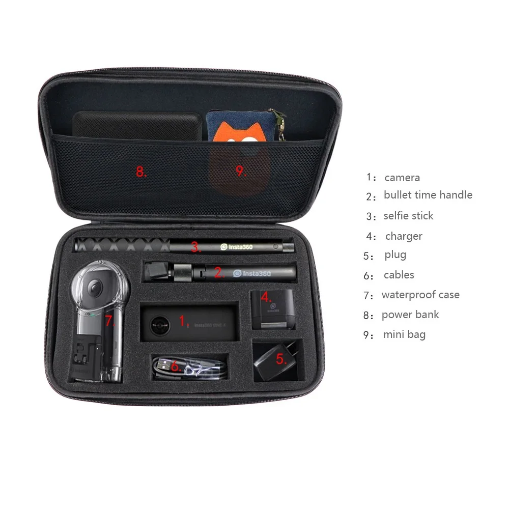 Insta360 чехол для переноски ONE X Insta 360 Экшн-камера Портативная сумка для хранения для Insta360 Аксессуары ONE X