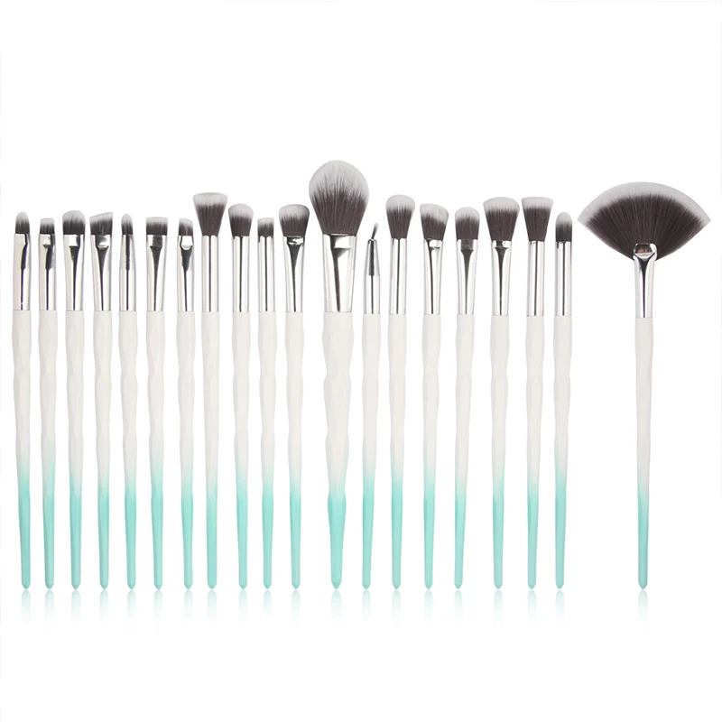 

New 20PCS/set Profession Makeup Brushes Gradient Handle Powder Foundation Blush Face Shading Cosmetic Eyebrow Lip Blending Brush