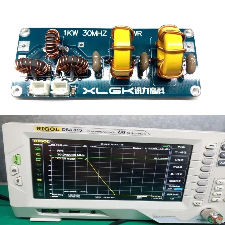 1KW 1 30 MHZ фильтр муфта LFP для fm передатчика Усилитель Мощности HF|Интегральные схемы|
