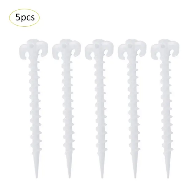 5 pcs/set Luminous White Tent Nails  2