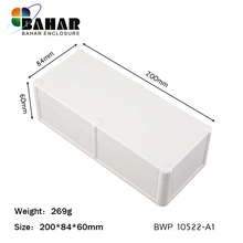 4 шт./партия IP68 ABS пластмассовый, водонепроницаемый корпус инструмент «сделай сам» Корпус Провода Соединительная коробка наружная коробка для электрических 200*84*60 мм