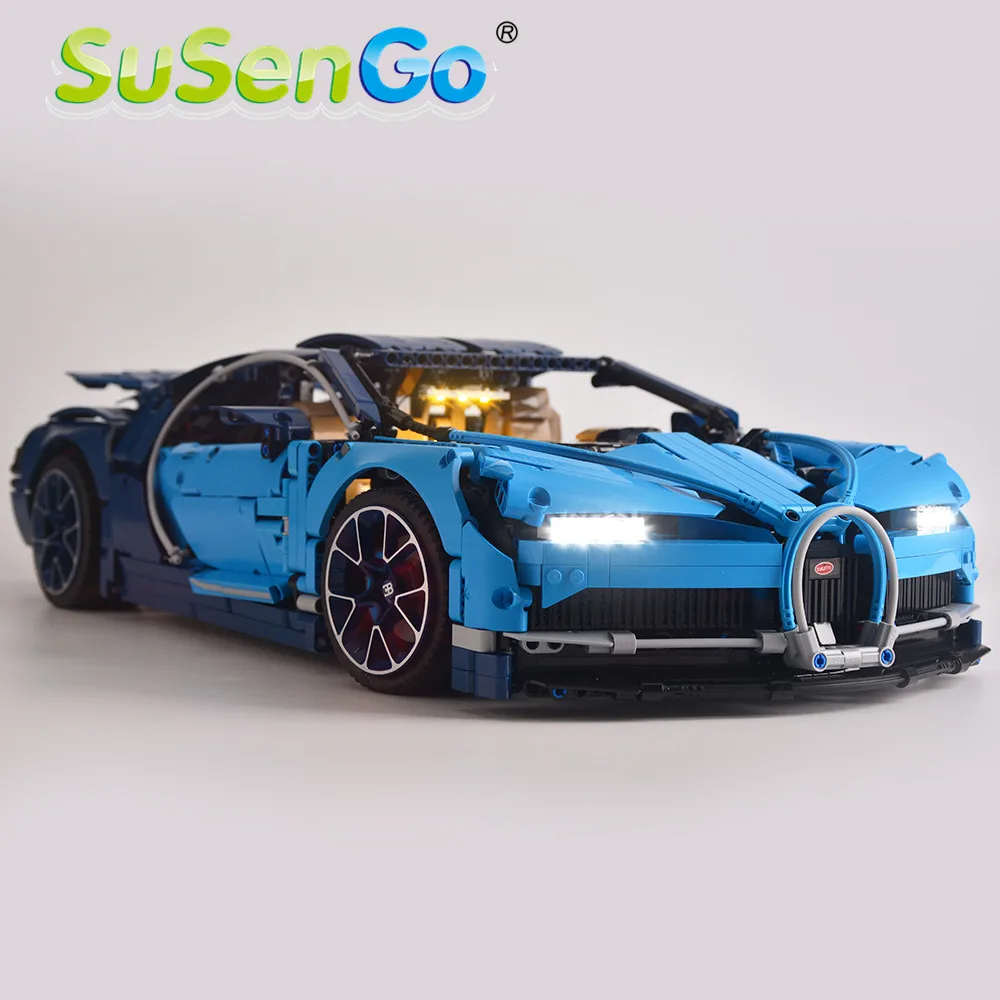 

SuSenGo LED Light Kit For Technic Series Chiron LED Light Set Compatible With Bugatti 42083 and 20086 (NOT Include The Model)
