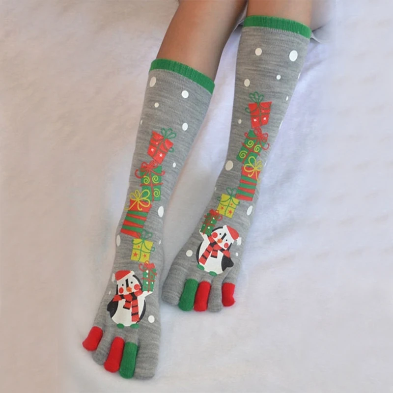 Christmas Stockings Adults Women Gift Santa Warm Winter Santa Claus Deer Xmas GiftSocks 